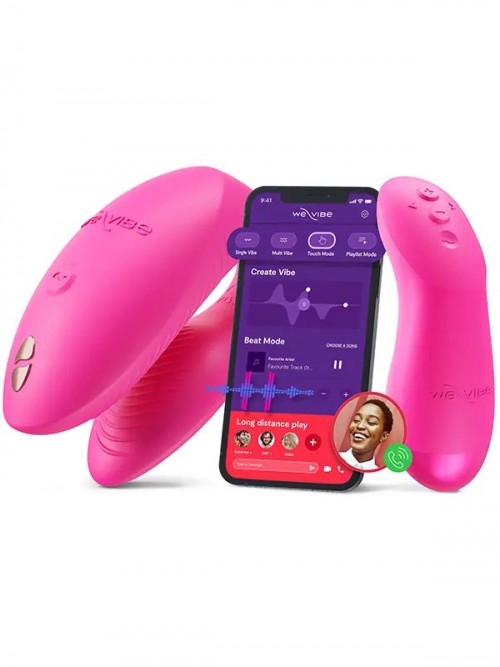 We-Vibe Chorus Pro Sezgisel Uzaktan Kumanda ve Uygulama Kontrollü Çiftler için Vibratör