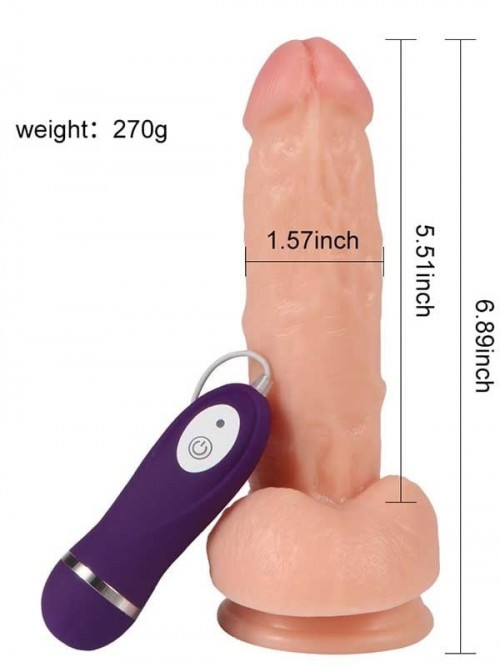 XISE Kassadin Titreşimli Gerçekçi Realistik Penis 17.5 cm 3
