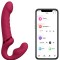 Lovense Lapis App Control Flexible Double Vibrating Strapless Strap-on